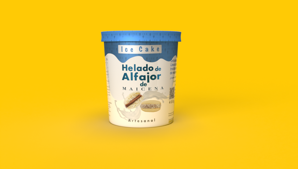 helado de Alfajor Ice Cake