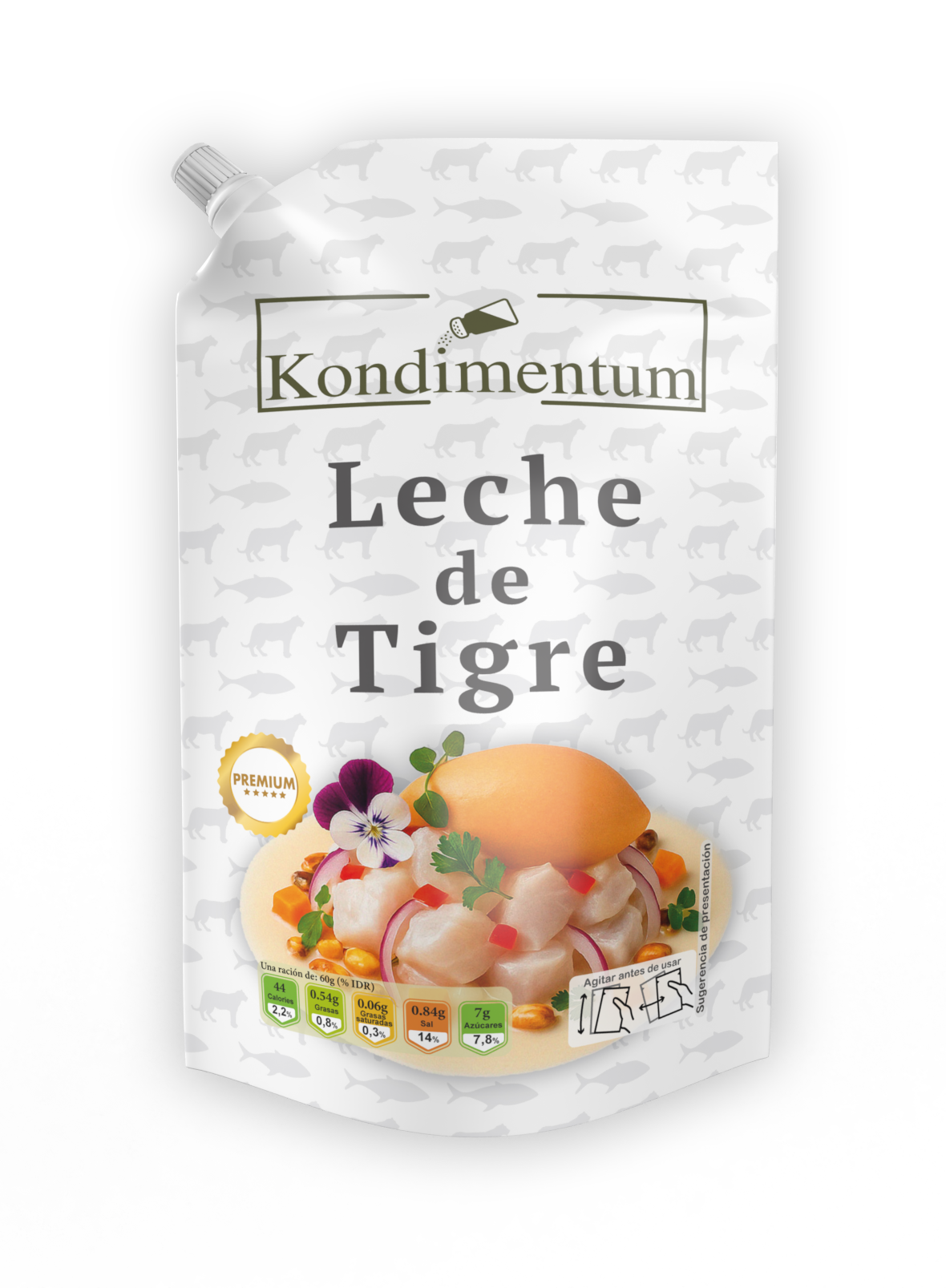 Leche de tigre en bolsa para restaurante