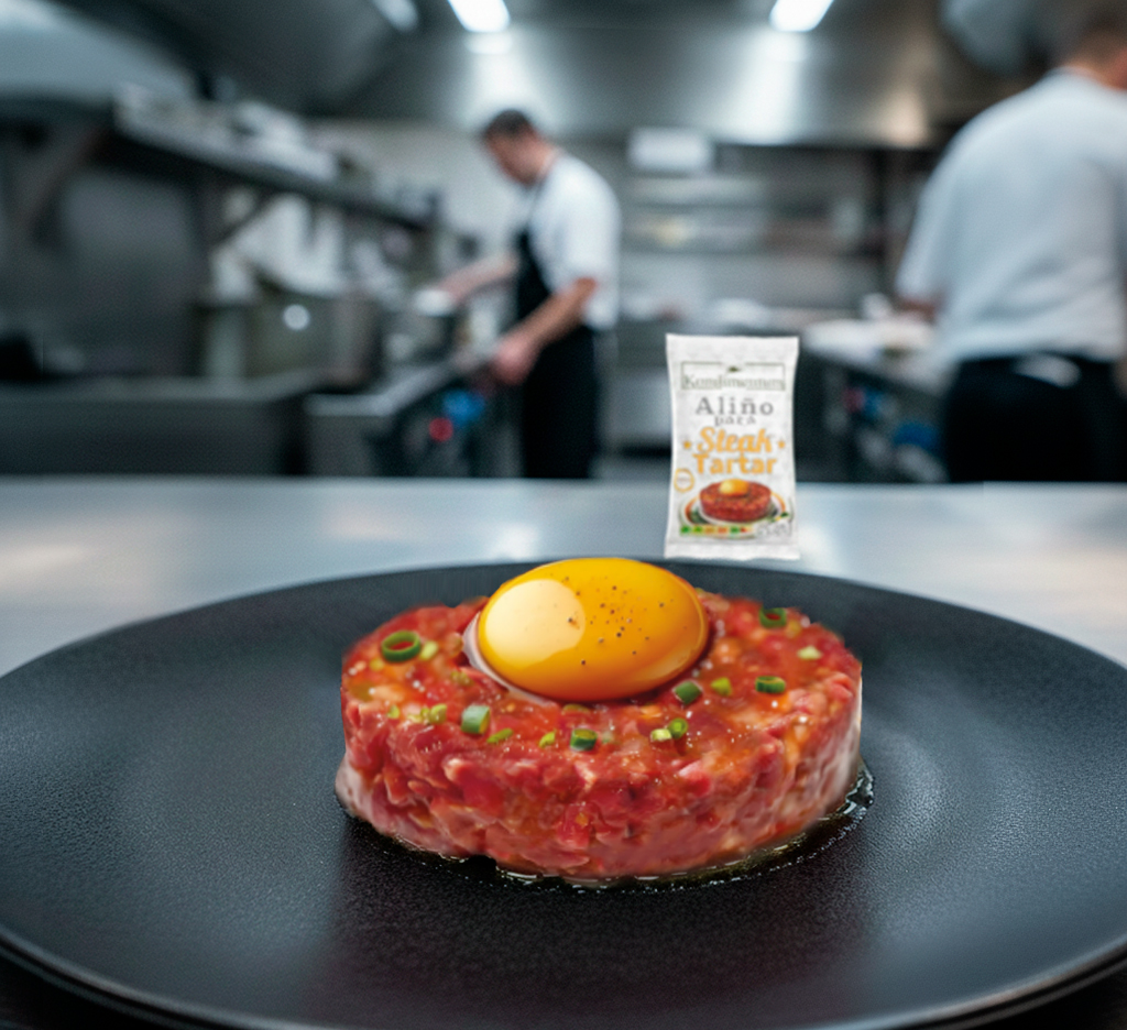 Preparacion steak tartar