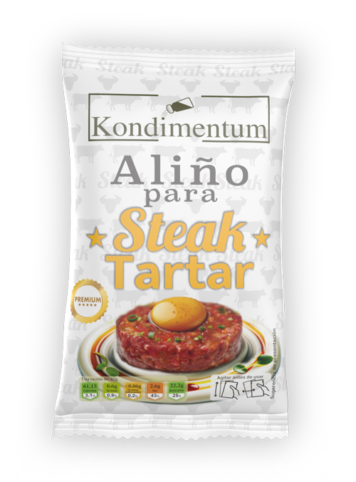 Salsa Aliño para steak tartar para restaurante